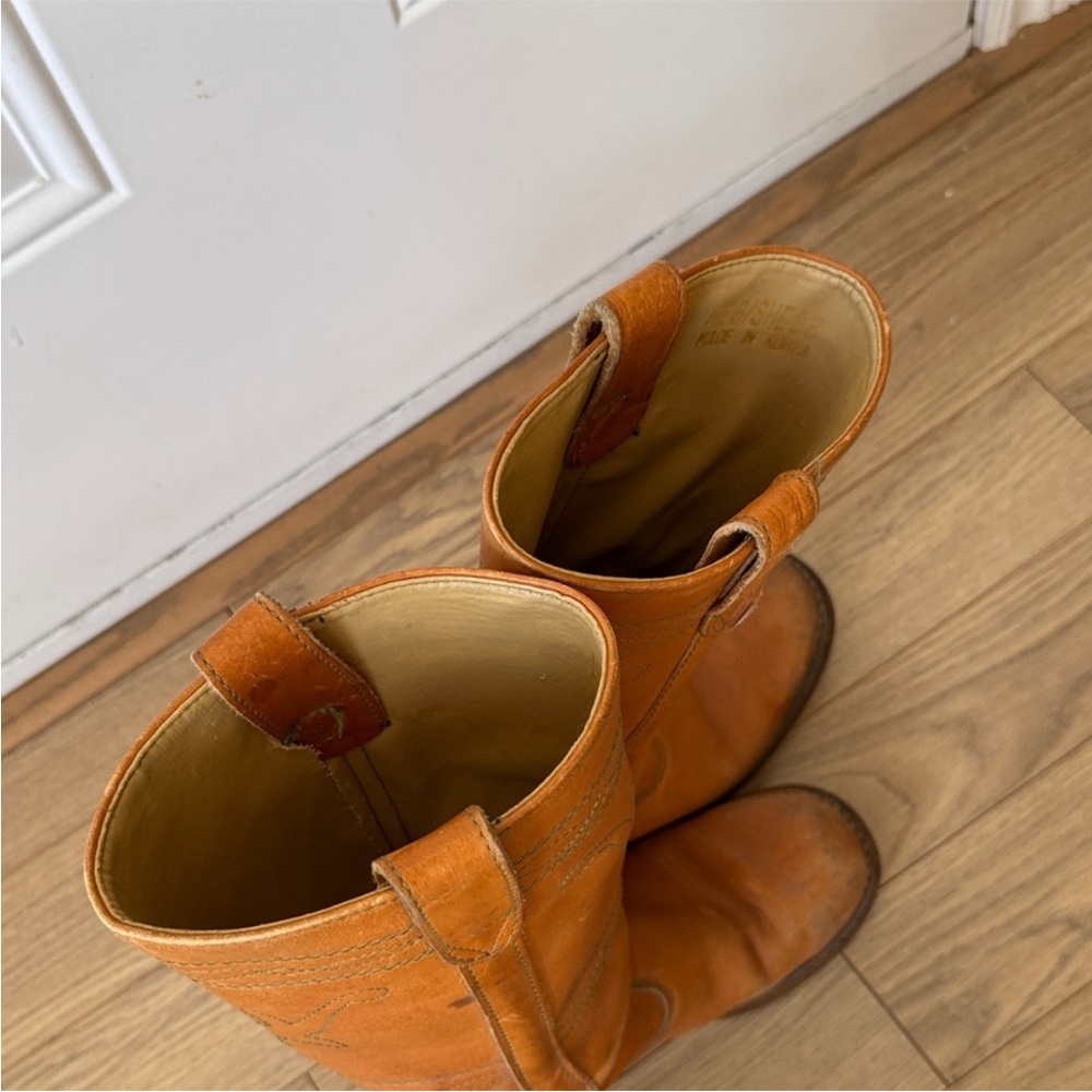 Vintage 70s Longhorn Stitched
Campus Frye Style Boots
Women's 8 - Picture 7 of 8